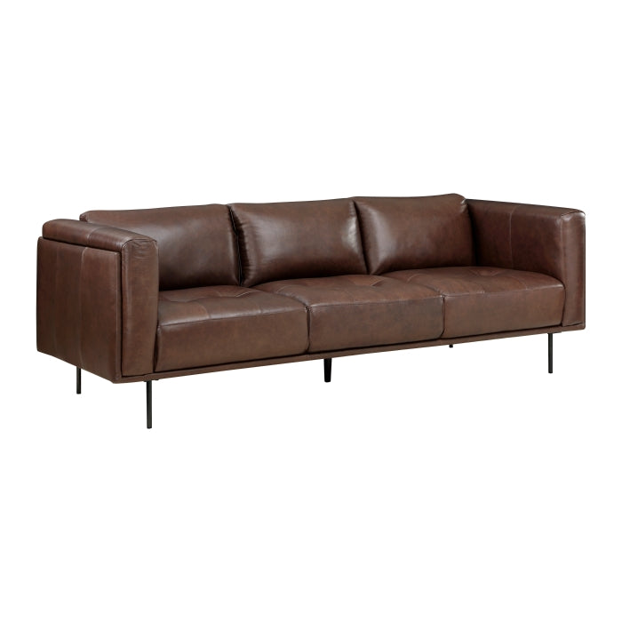2pc Leather Sofa/Loveseat Set