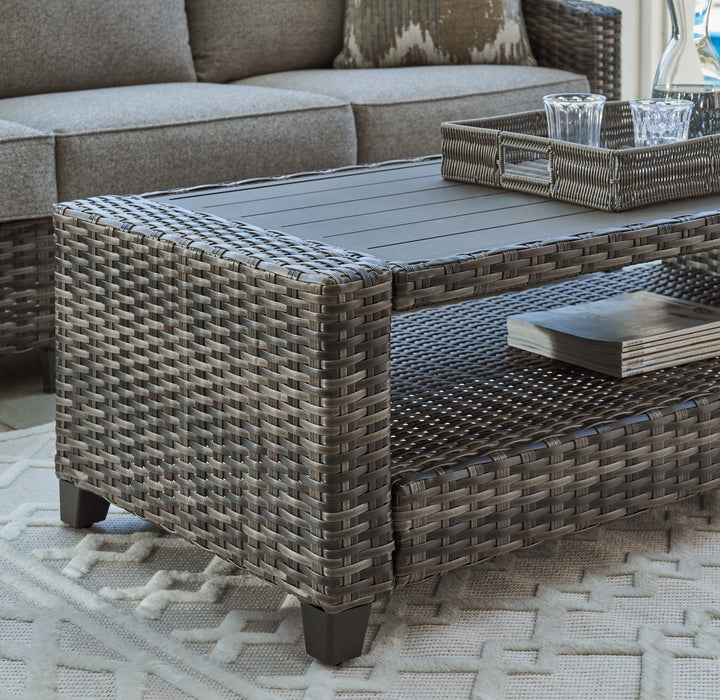 Oasis Court Outdoor Sofa/Chairs/Table Set (Set of 4)