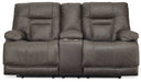 Wurstrow Power Reclining Loveseat with Console image